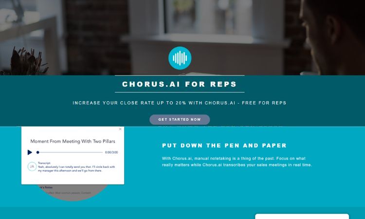 chorus.Ai ai business tool
