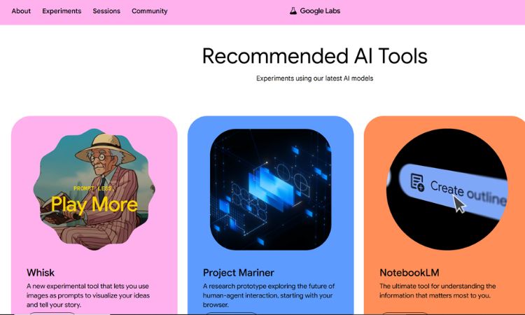 Google labs best ai for kids platform